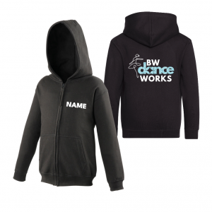 BW Dance Works Kids Zoodie - Black