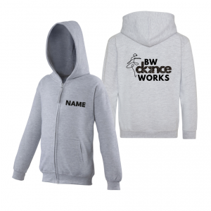 BW Dance Works Kids Zoodie - Grey
